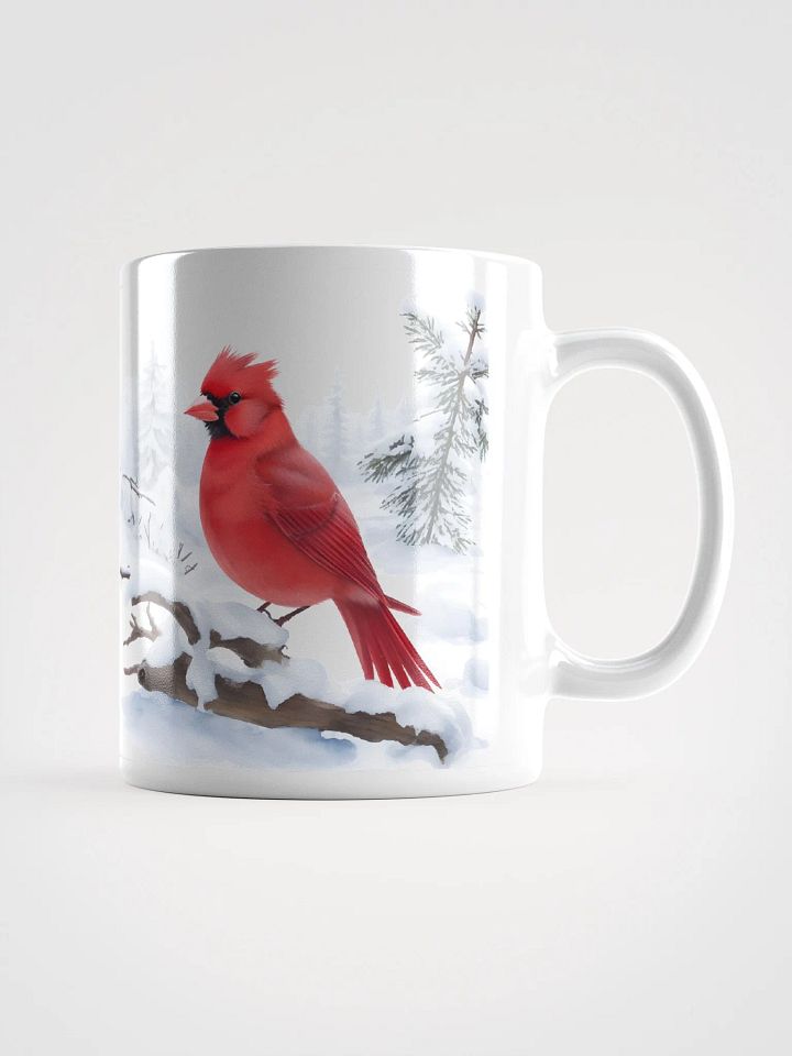 Winter Cardinal Reflections Mug product image (1)