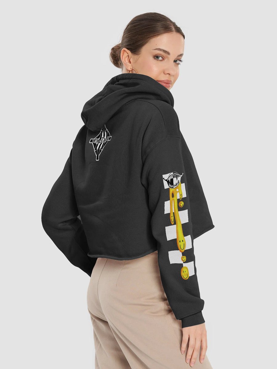 Oozing Smile Splash Fangs Crop Hoodie product image (6)