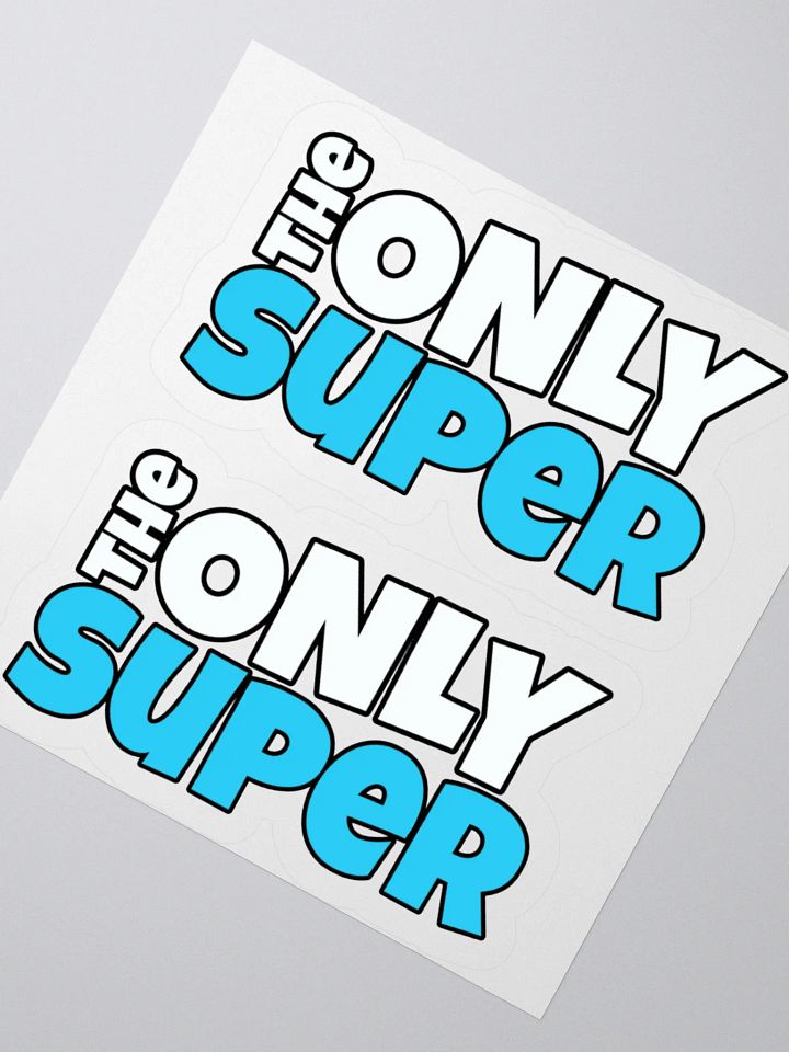 TheOnlySuper - Kiss Cut Stickers product image (7)