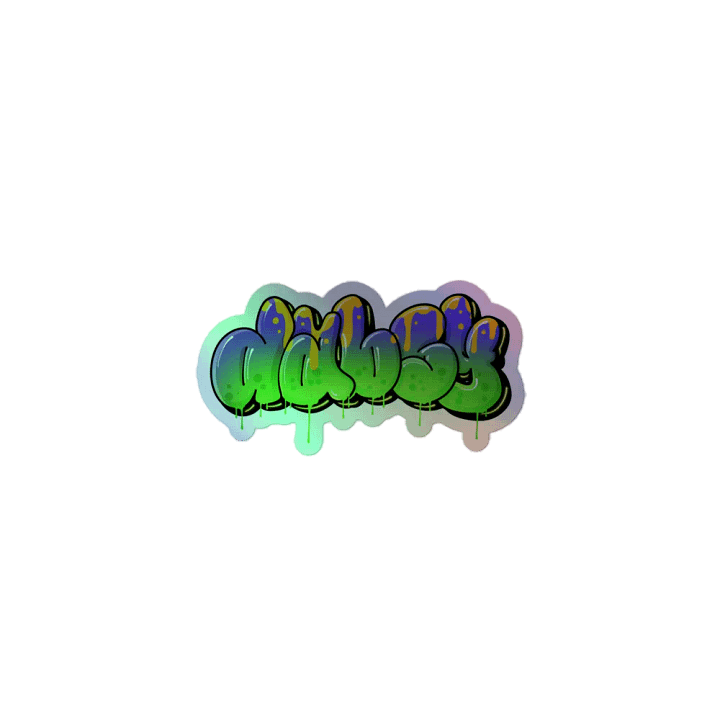 dabsy holographic sticker product image (1)