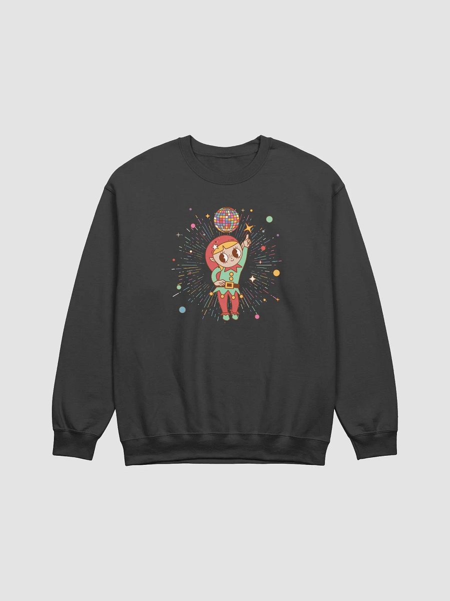 Disco Christmas Elf Sweatshirt 3382 product image (1)