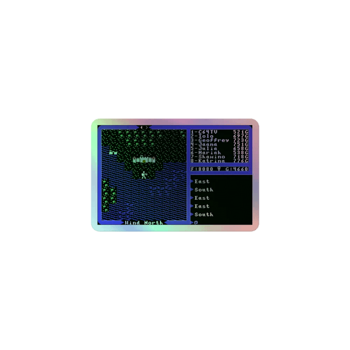 Ultima IV Quest of the Avatar RPG Adventure Sticker product image (1)