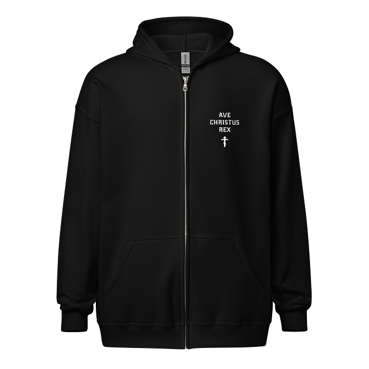 JESUS With The Thorns Crown Around His Head Zip Hoodie product image (1)