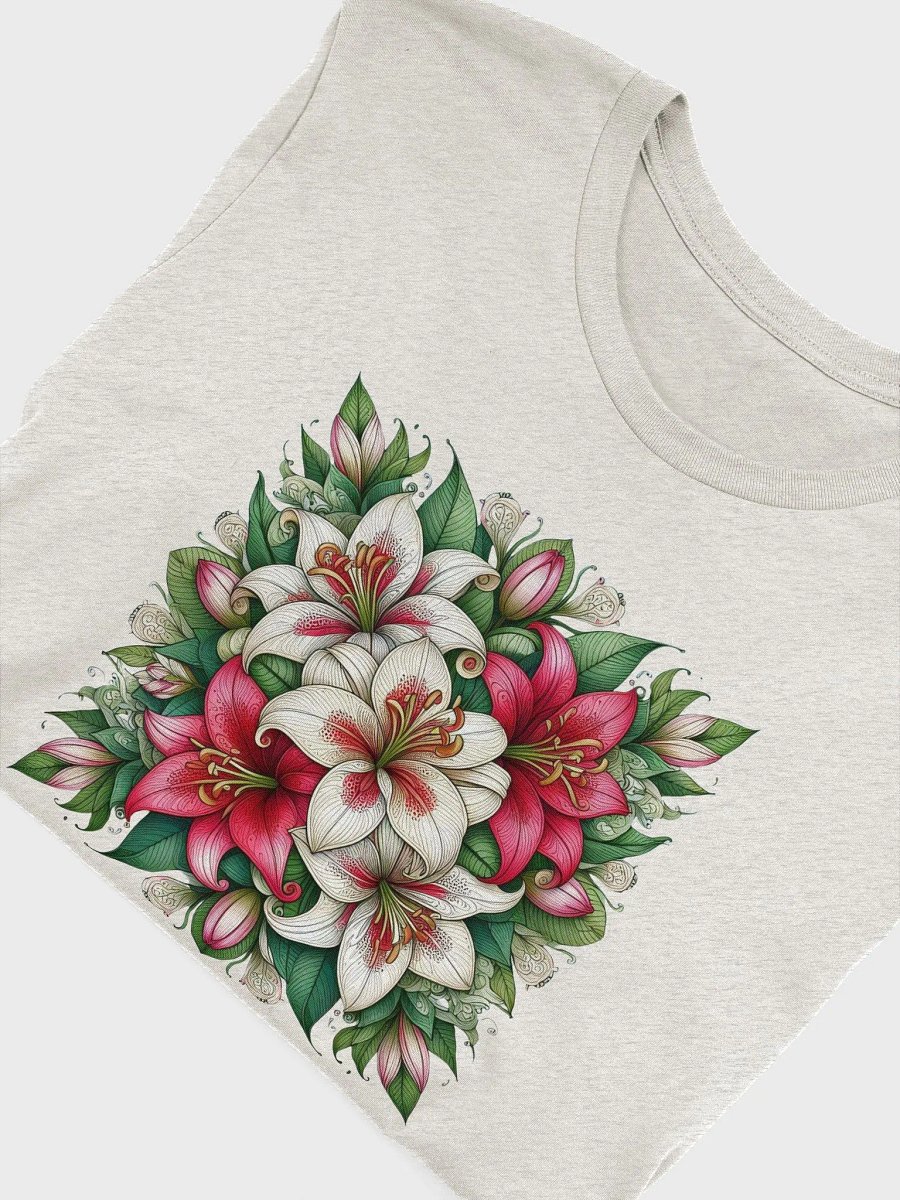 Iconic Comfort T-Shirt | AI Design mandala patterned flowers product image (5)