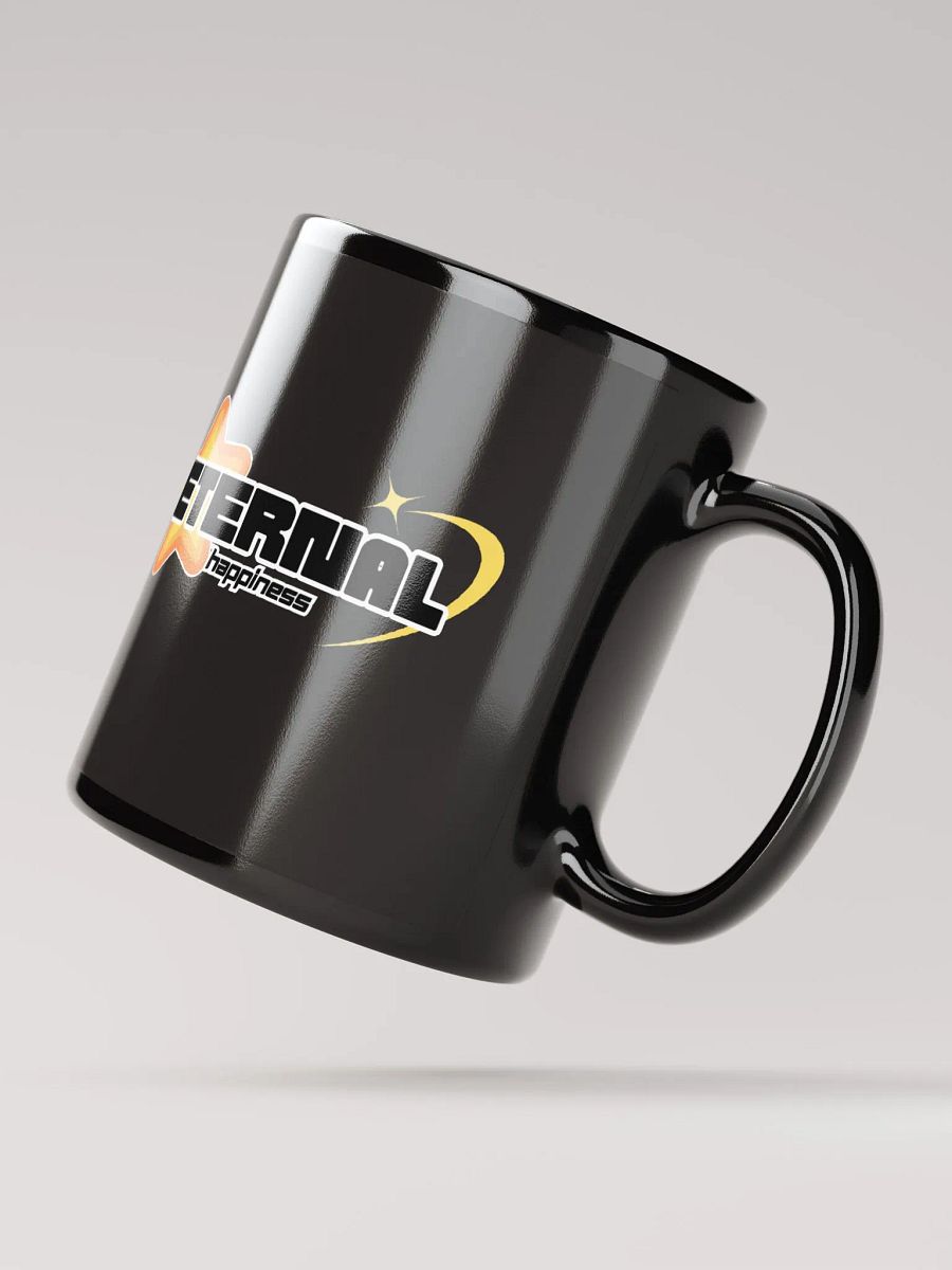 EternalHappiness Logo Black Glossy Mug product image (2)
