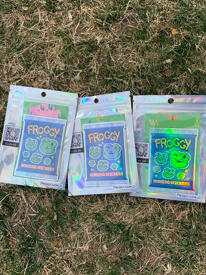 Froggy Trading Stickers (3 pack) product image (1)