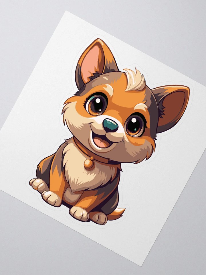Cute Cartoon Dog 3 , Sticker product image (4)