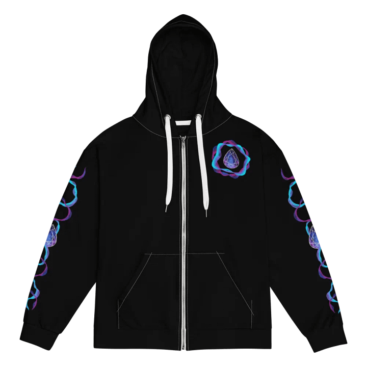 Galactic Waves Zip-Up Hoodie product image (1)