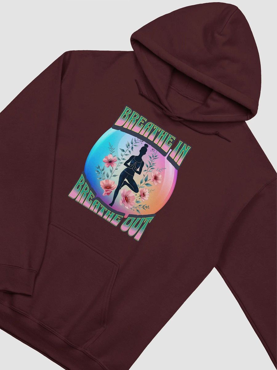 Breathe In Breathe Out Yoga Zen Floral Breathe Classic Hoodie product image (10)