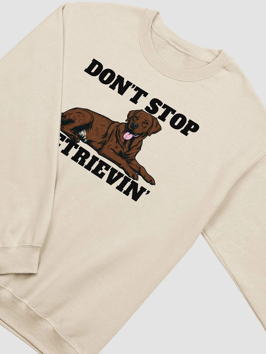 Don't Stop Retrievin' Sweatshirt of a Labrador Retriever(Choco Brown) | Funny Shirt for Lab Paw-rents product image (21)
