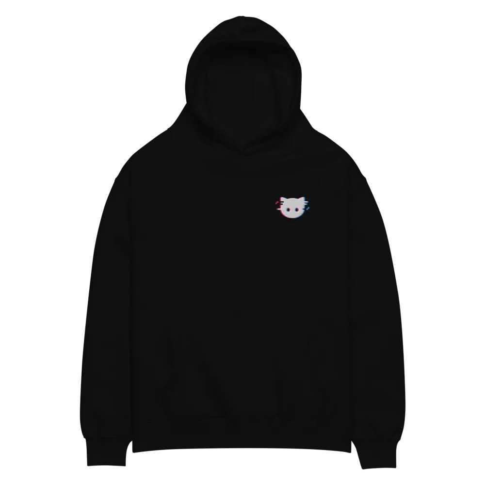 Land of Kittens Glitch Oversized Hoodie product image (4)