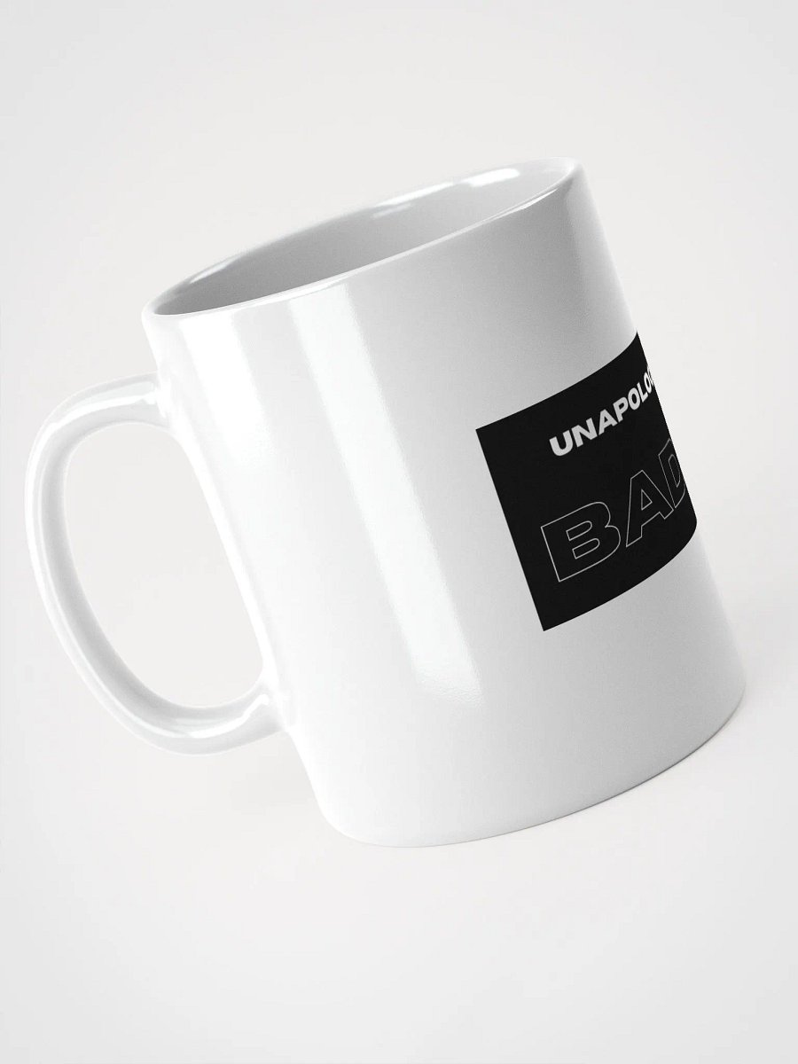 Glossy mug (white) product image (3)