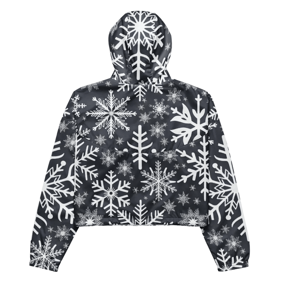 Snowflake Women’s Cropped Windbreaker product image (11)