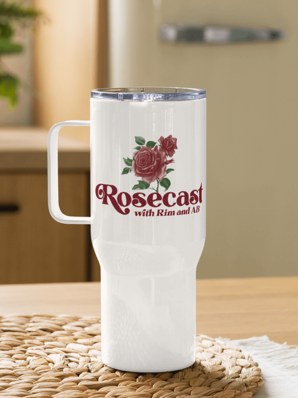 Retro Rose Travel Mug w/ Handle product image (6)