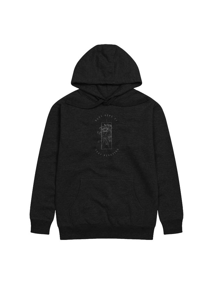Monochromatic Rose Tattoo Unisex Hoodie product image (1)