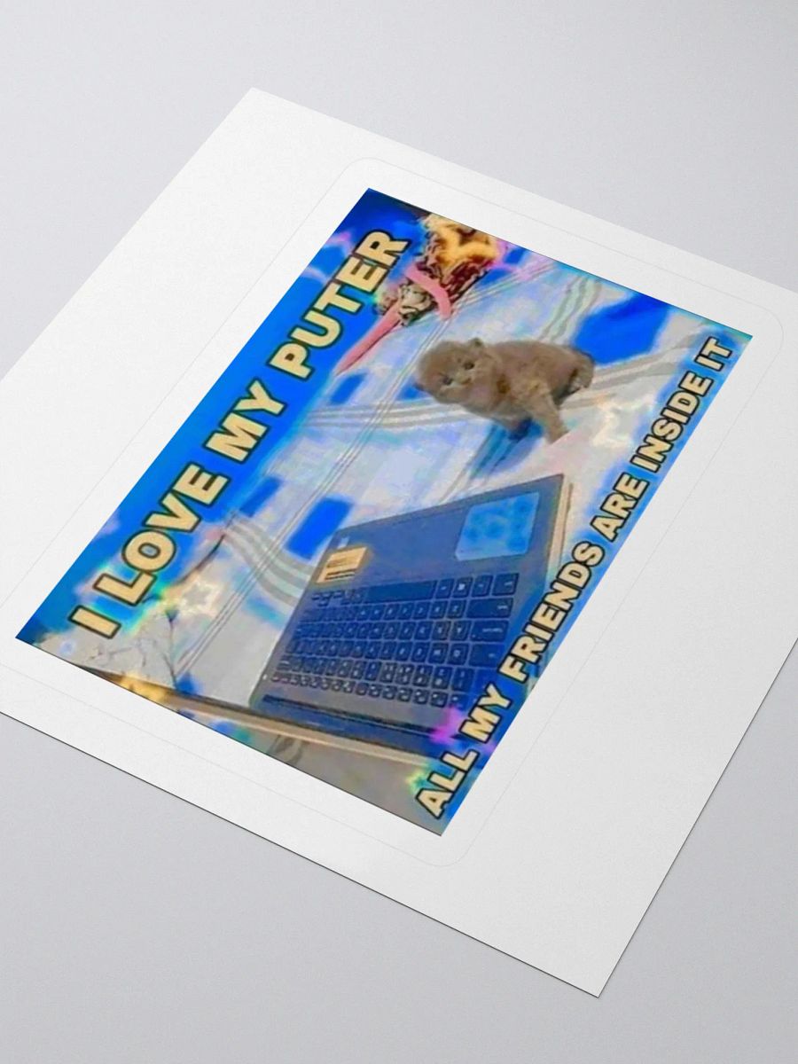 I love My Puter Sticker product image (8)