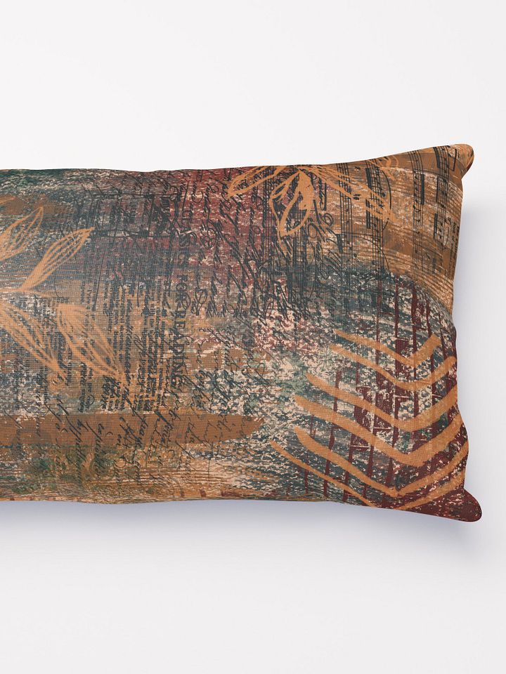 Grunge Design All-Over Print Basic Pillow Brown product image (2)