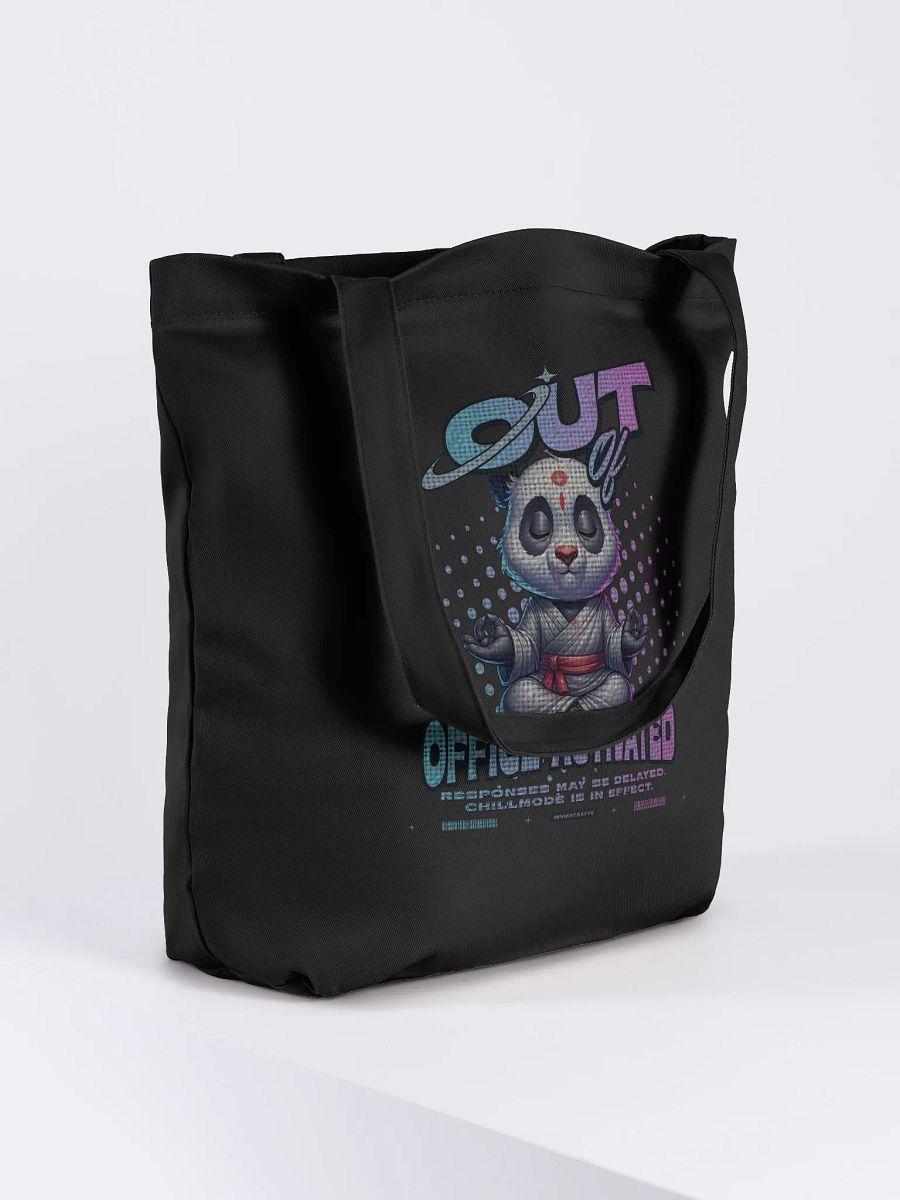 Out of Office Chillmode Panda Activated Tote Bag product image (8)