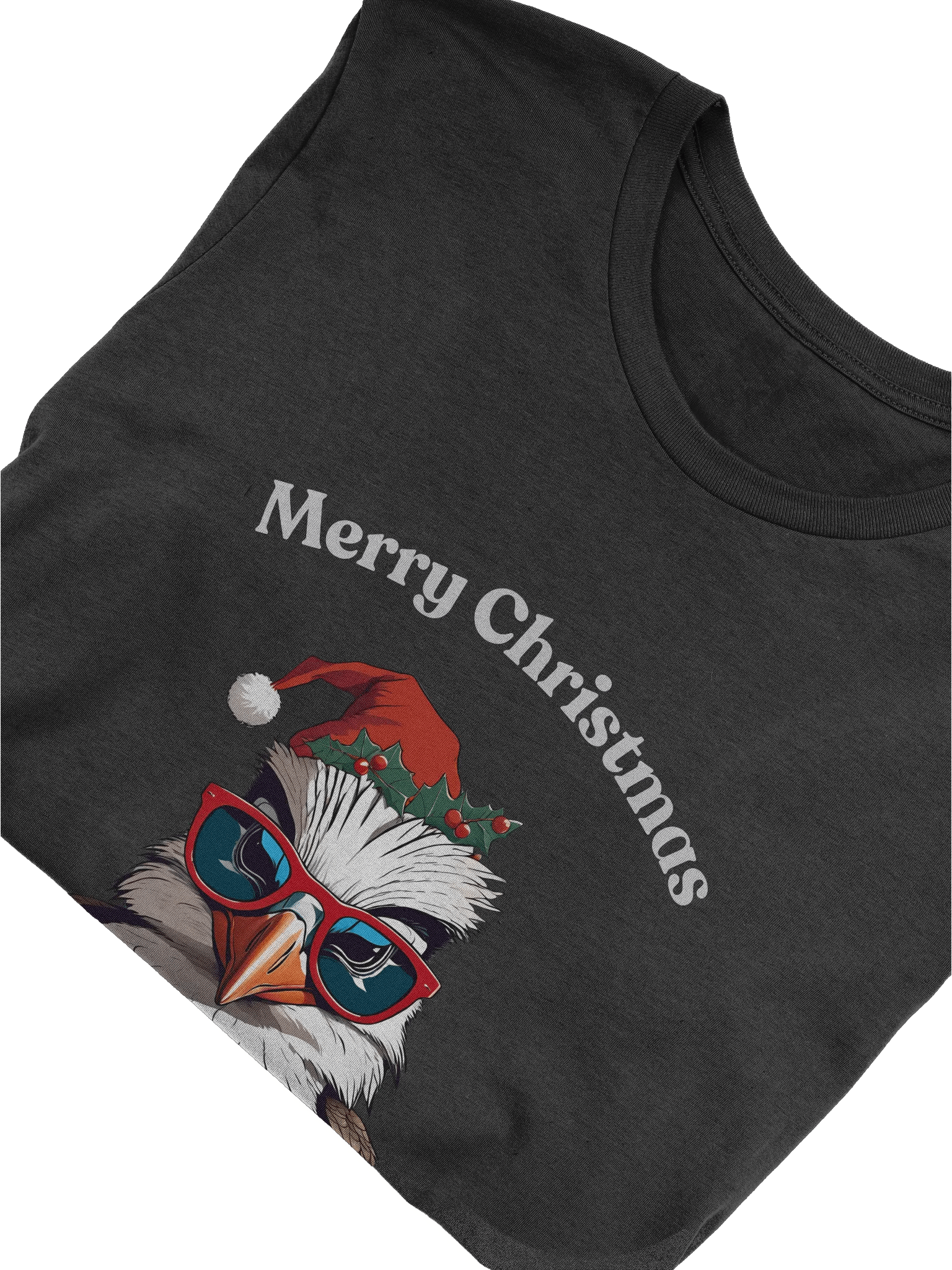 Festive Kookaburra Merry Christmas T-Shirt - Silver product image (5)