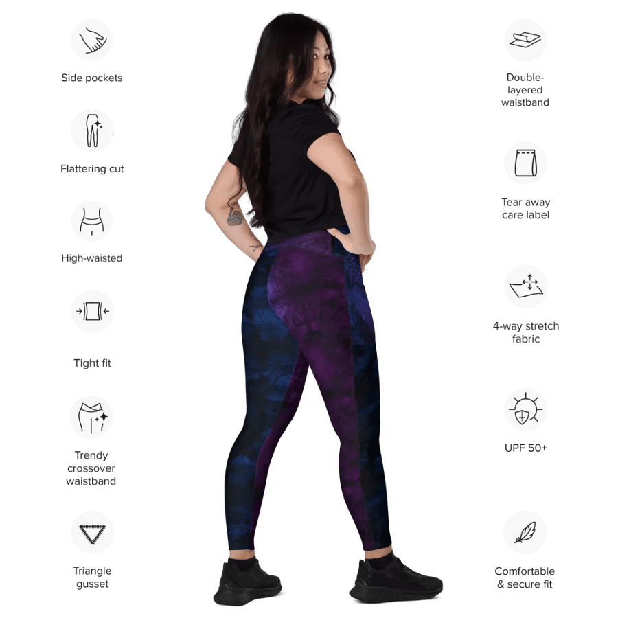 CuddleMonster86 Skeleton Logo Leggings product image (12)