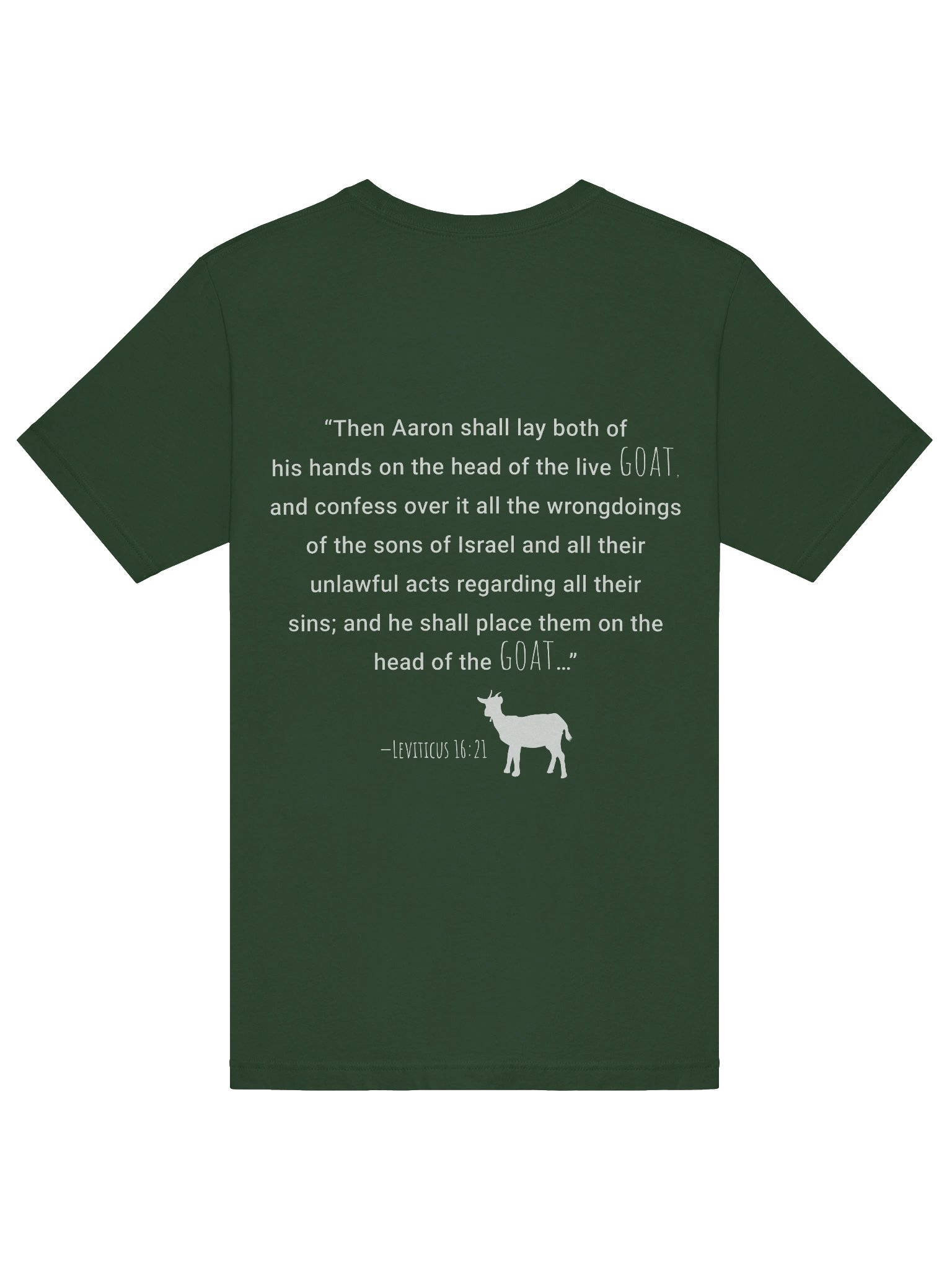 Jesus is the G.O.A.T. T-Shirt (Dark Colors) product image (6)