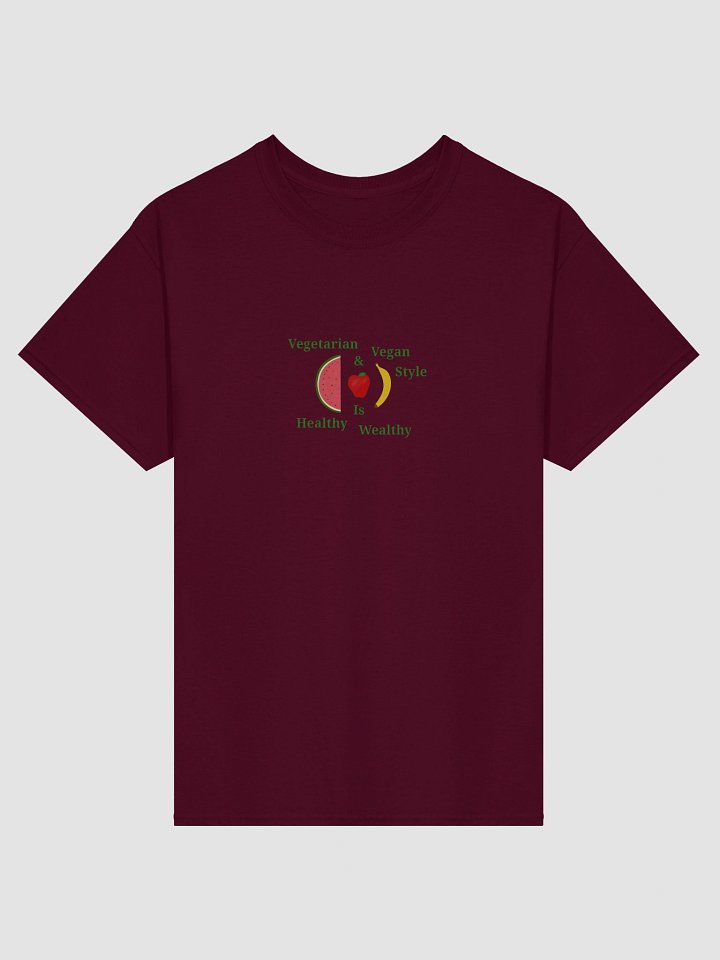 Healthy Wealthy Vegetarian T-Shirt product image (1)
