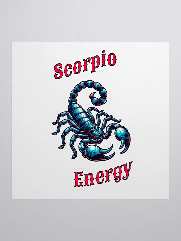 Zodiac Sign Scorpio Energy Sticker product image (1)