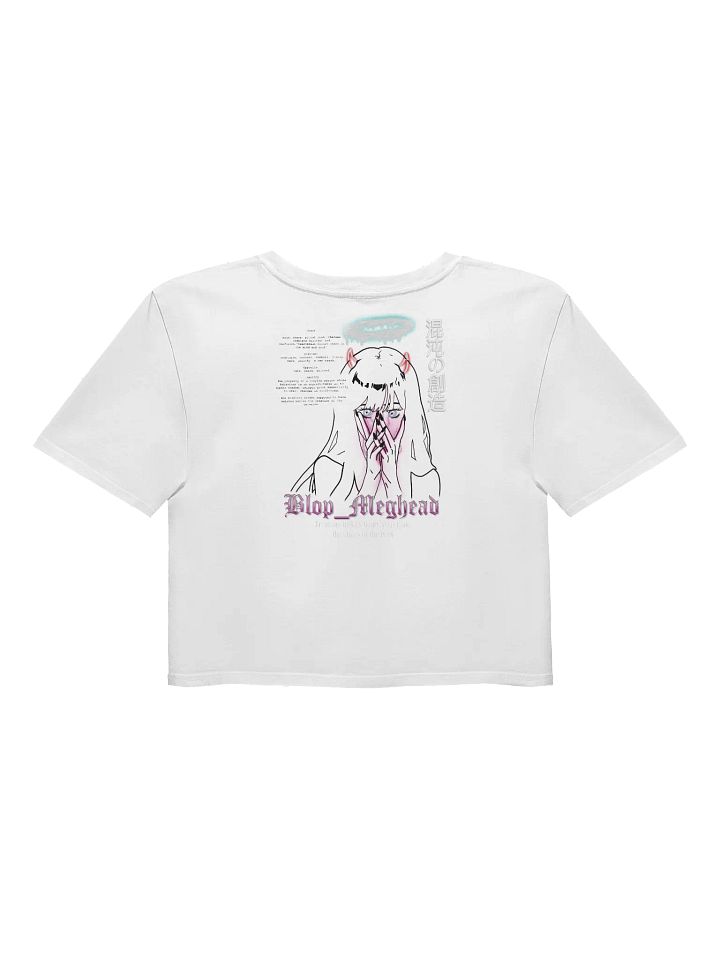 Creation of Chaos Crop Top - Black Print product image (13)