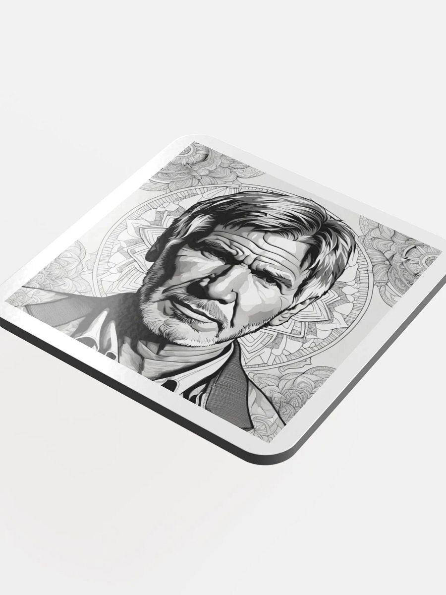 Mandala Man Glossed Cork Coaster product image (4)
