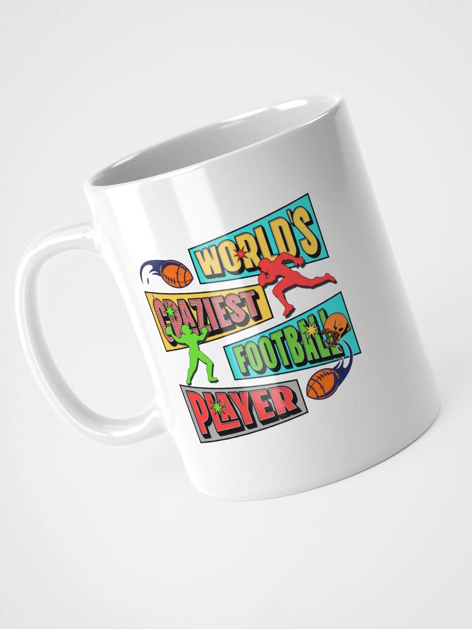 Worlds Craziest Football Player Mug product image (2)