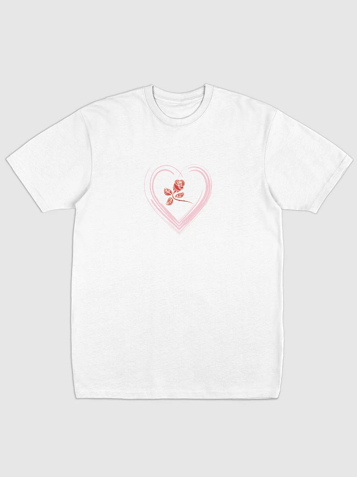 Elegant Rose Heart Tee product image (1)