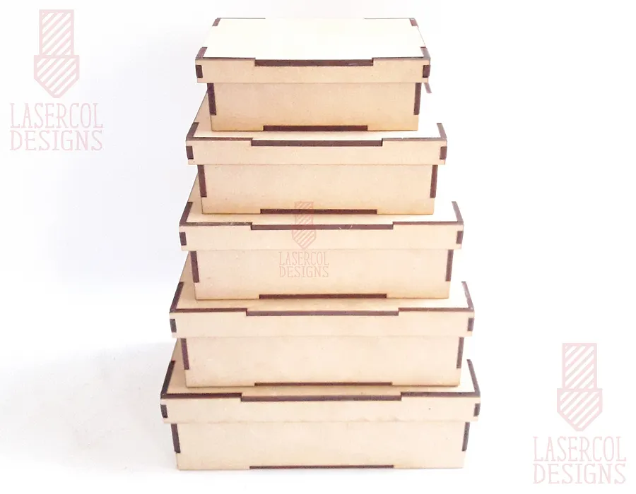 Boxes Bundle (Set 3, 4) - Laser Cut Files product image (9)