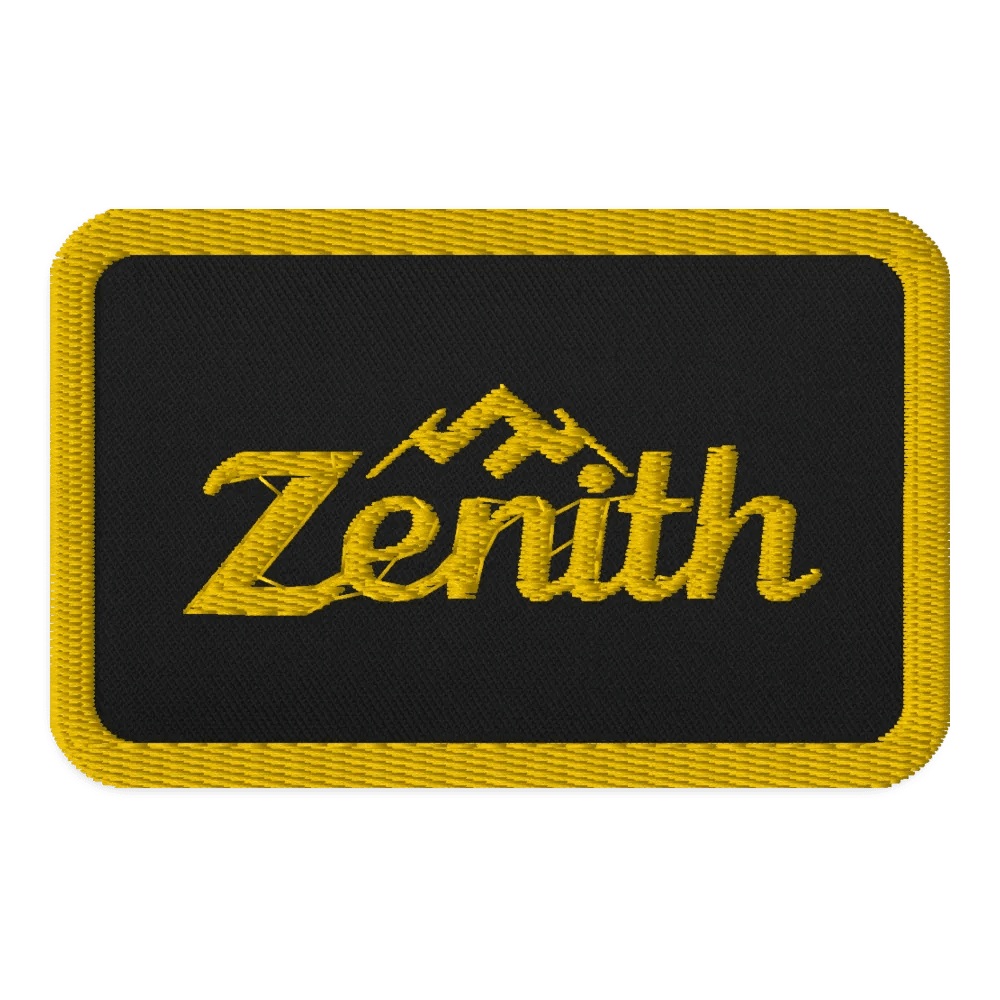 Exclusive ZENITH Embroidered Patches - Black & White Designs product image (3)