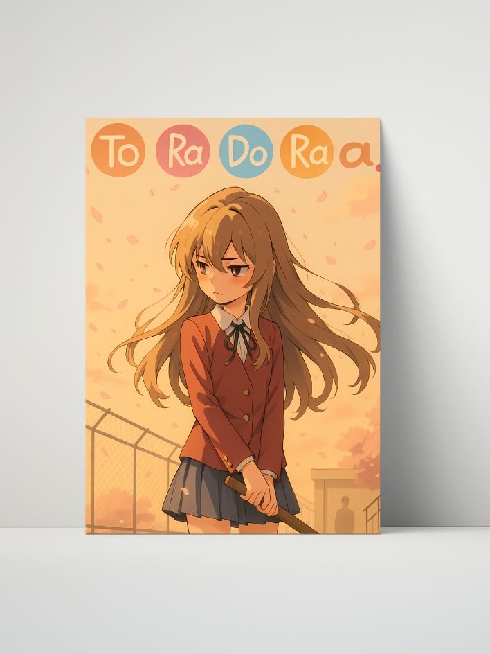 Toradora – Taiga Aisaka Sunset Mood 8x10 Metal Print product image (1)
