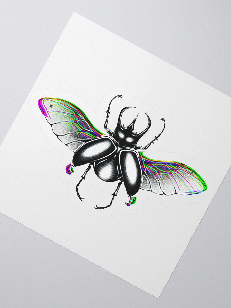 "Prismatic Beetle" Kiss-Cut Sticker product image (9)