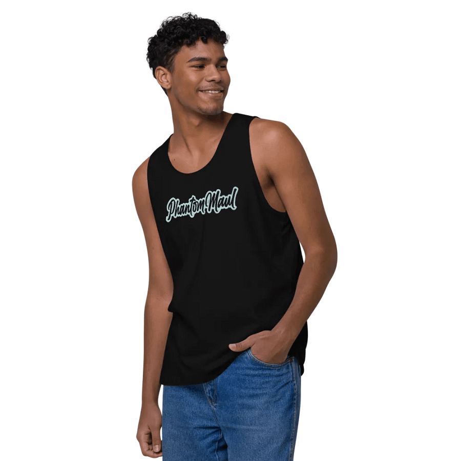 Light Blue 'PhantomMaul' Men's Tank Top product image (30)