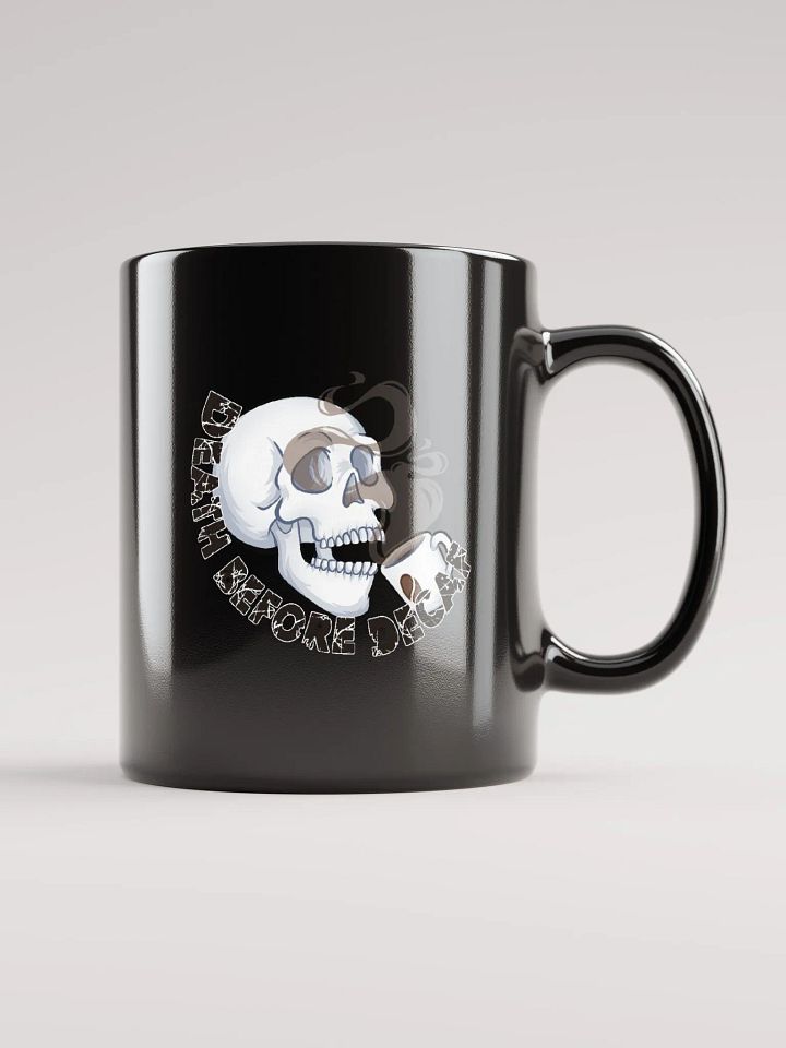 Death Before Decaf Coffee Mug (Black) product image (1)