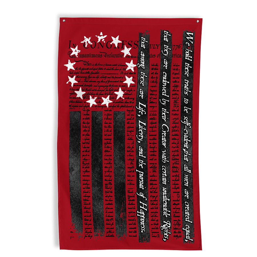 Declaration Flag: Pursuit of Happiness Wall Flag product image (1)