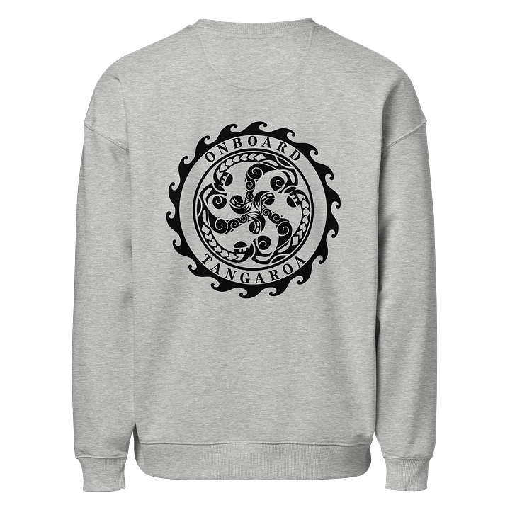 "Onboard Tangaroa" Organic Oversized Sweatshirt – Relaxed Fit, Built to Last (Light Colours) product image (2)