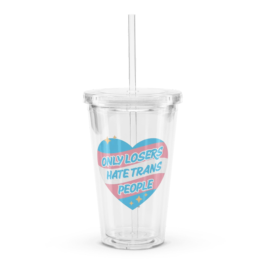 ONLY LOSERS HATE TRANS PEOPLE Tumbler product image (1)