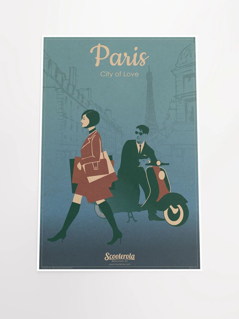 SC170808 Paris City of Love Poster