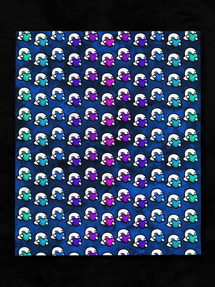 Vaporwave Heart Spam Throw Blanket product image (1)