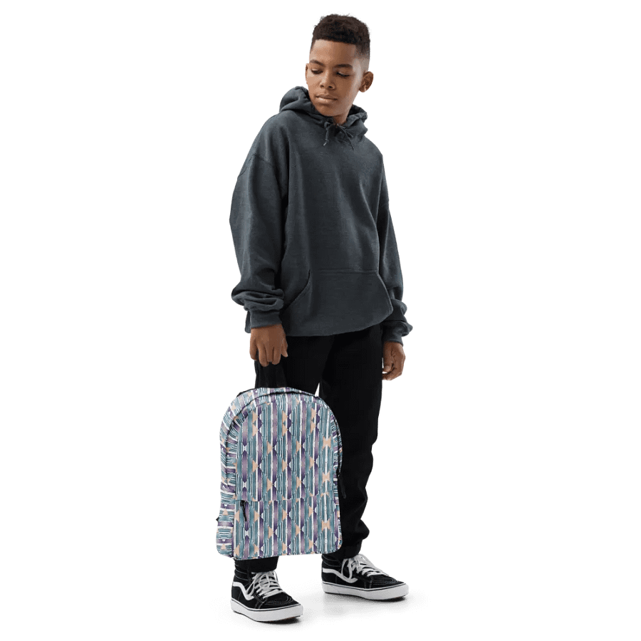 Geometric Gradient All-Over Print Backpack product image (6)