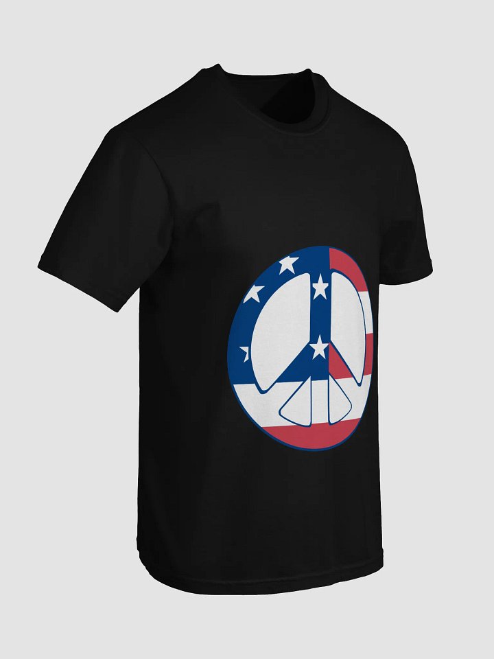Mens Peace T-Shirt Black product image (2)