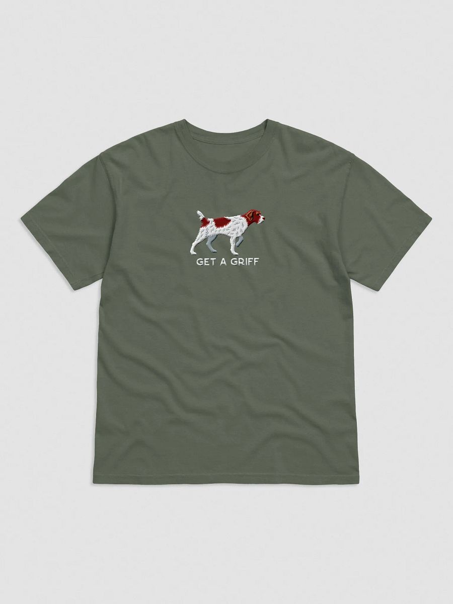 Get a Griff T-Shirt(Embroidered) of a Wirehaired Pointing Griffon(Liver & White) product image (25)
