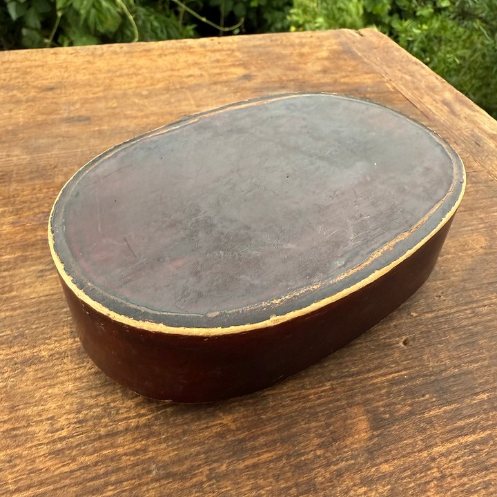 🎎 Antique Meiji–Taishō Ikawa Menpa Bento Box – Hinoki & Cherry Bark – Japan Antique Roadshow product image (1)