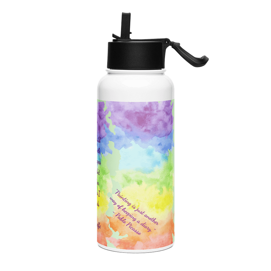 Artistic Quotes Stainless Steel Bottle gift for artist moms dads friends teachers product image (3)