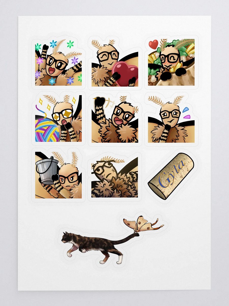 CopperMoth Emotes as Stickers product image (3)