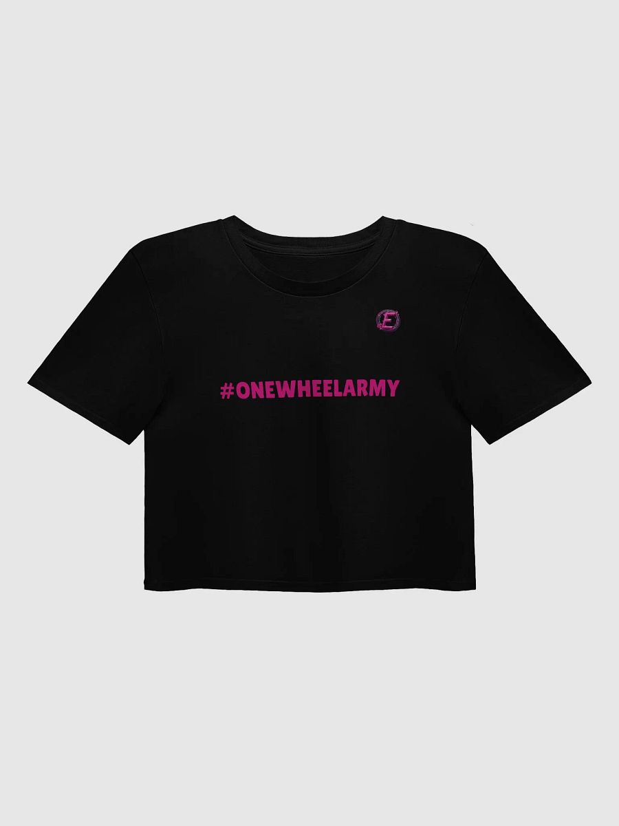 Womens One Wheel Army Cropped Shirt product image (5)