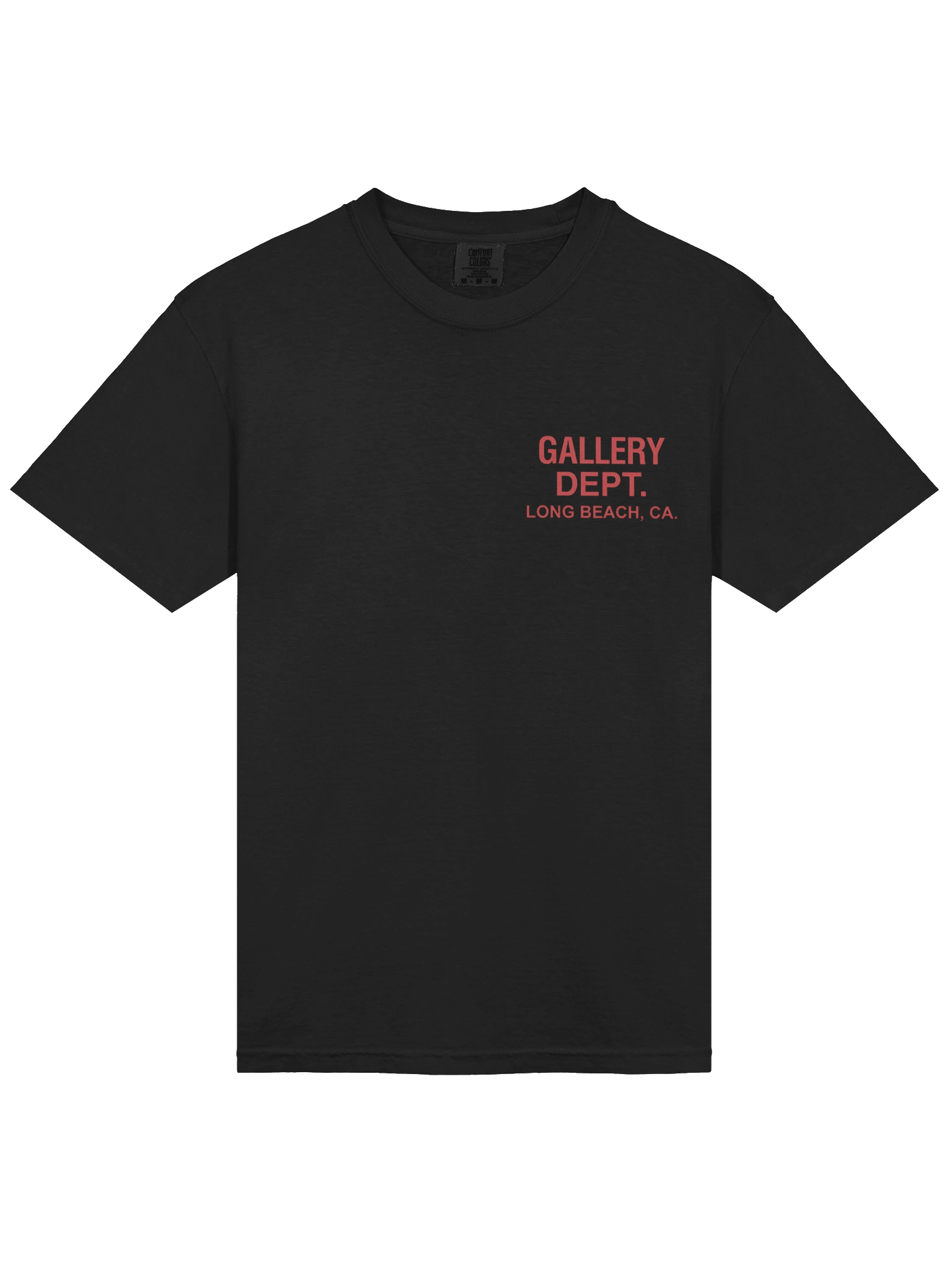 Gallery Dept shirt Red Long Beach CA BLACK product image (2)